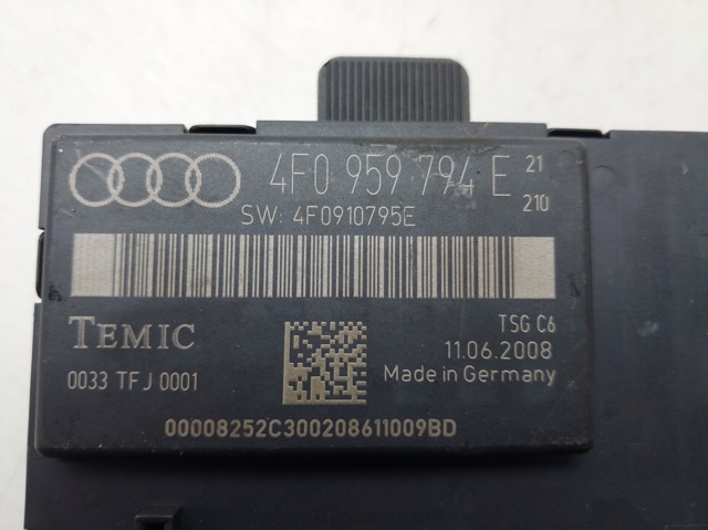 4F0959794E VAG Módulo de confort de la puerta trasera comprar Alcalá