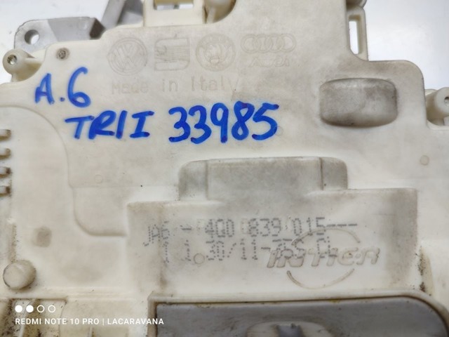 4G0839015 Cerradura de puerta trasera izquierda comprar Girona
