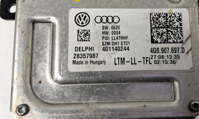 4G0907697D VAG Módulo de control de luces de faros (ECU)  comprar en Oviedo