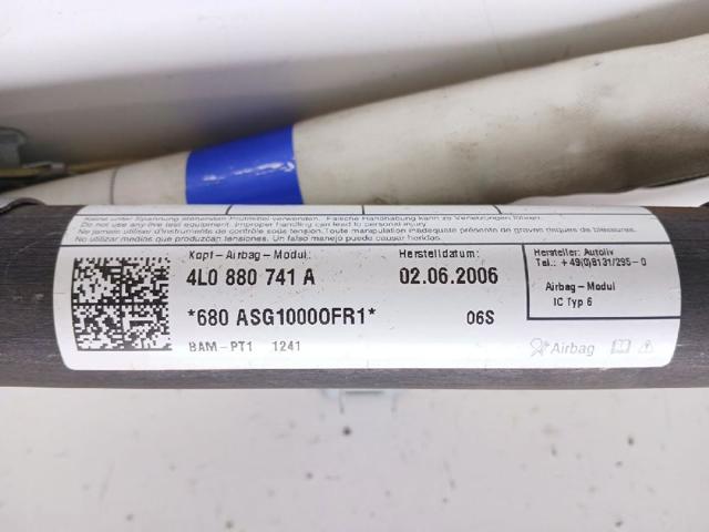VAG 4L0880741A Airbag de cortina lateral izquierda comprar Pamplona