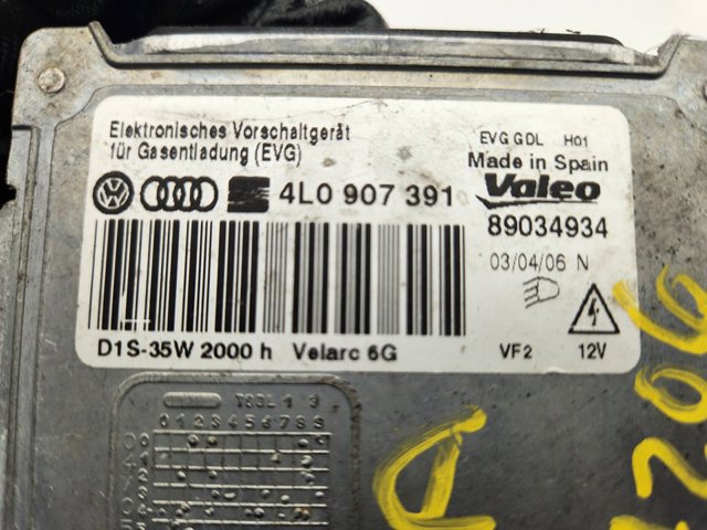 VAG 4L0907391 Unidad de control de xenón  en stock Salamanca