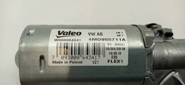 4M0955711A Motor limpiaparabrisas, trasera comprar Almería