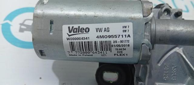 Motor limpiaparabrisas luna trasera 4M0955711A VAG