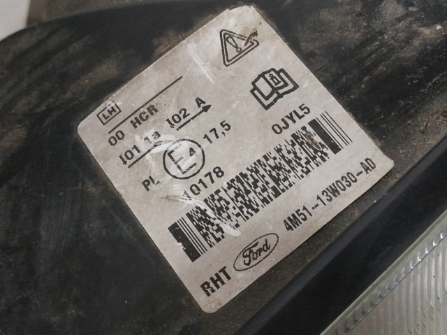 4M5113W030AD FORD Faro izquierdo  en stock Córdoba
