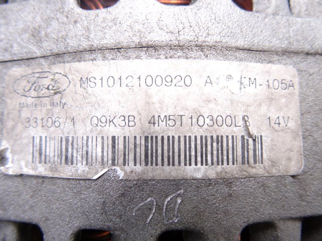 FORD 4M5T10300LB Alternador  comprar en Ponferrada