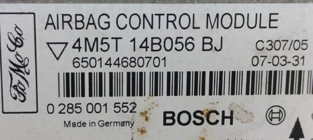 FORD 4M5T14B056BJ Módulo de control de airbag  disponible Lugo