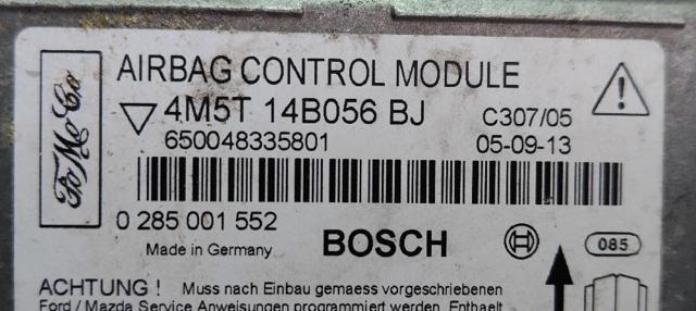 4M5T14B056BJ FORD Módulo de control de airbag  en stock Gandía