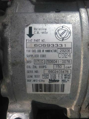 50510966 FIAT Compresor de aire acondicionado  comprar en Lleida