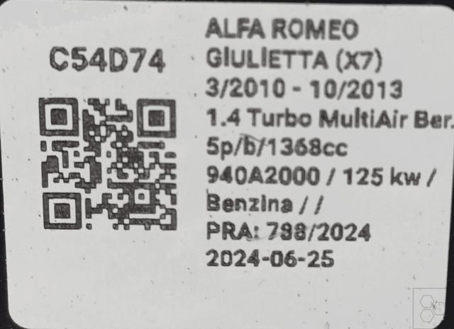 FIAT 50531133 Piloto trasero interior izquierdo  en stock Salamanca