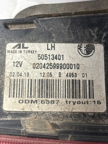 50531133 Piloto trasero interior izquierdo  disponible Burgos