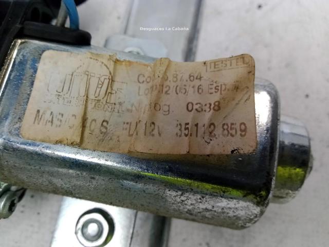 51357125059 Mecanismo de elevalunas de la puerta trasera izquierda  comprar en Zaragoza