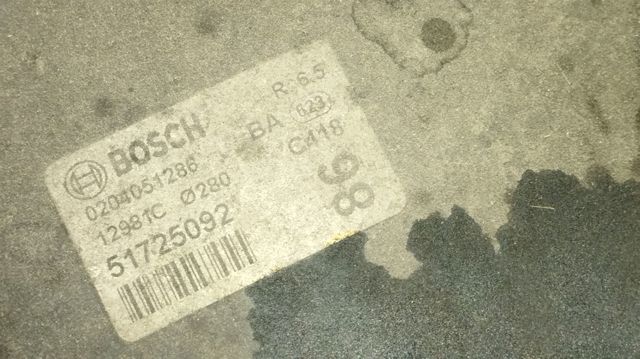 Servofreno de vacío 51725092 PEUGEOT