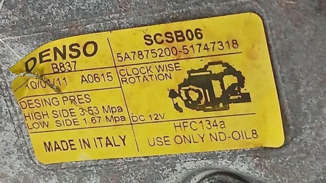 51747318 Compresor de aire acondicionado  comprar en Zaragoza