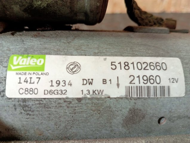 518102660 FIAT Motor de arranque  disponible Alicante