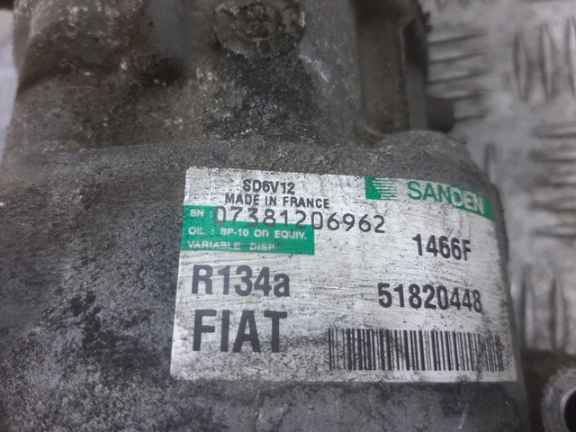 FIAT 51820448 Compresor de aire acondicionado  en stock Valencia