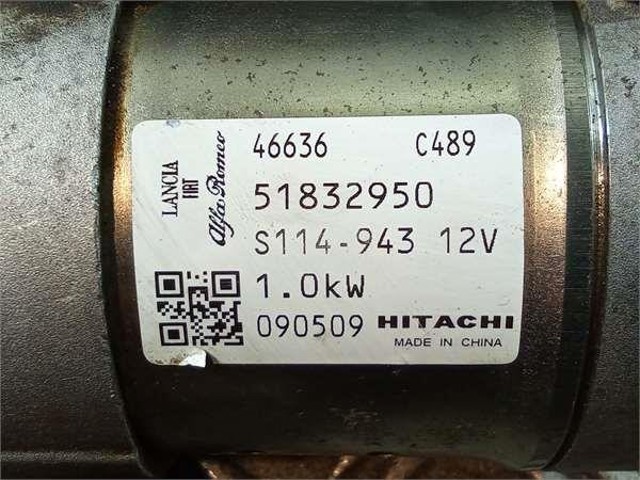 FIAT 51832950 Motor de arranque  en stock Valencia