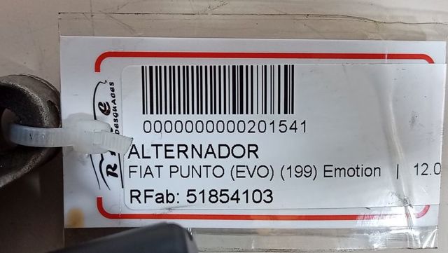 51854103 FIAT Alternador comprar Bilbao