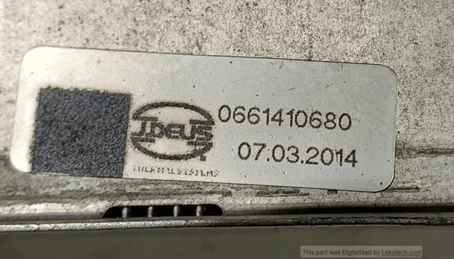 Turbo intercooler 51930049 FIAT