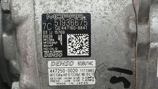 51936675 Compresor de aire acondicionado  en stock Castellón