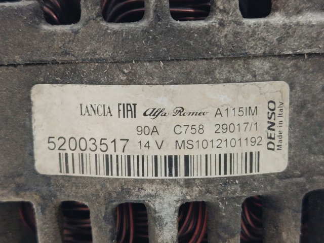 52003517 FIAT Alternador  comprar en Oviedo