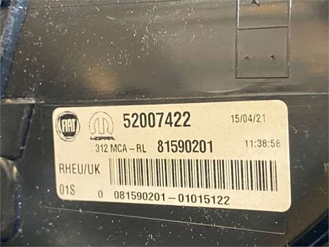 FIAT 52007422 Piloto trasero derecho  disponible Valladolid
