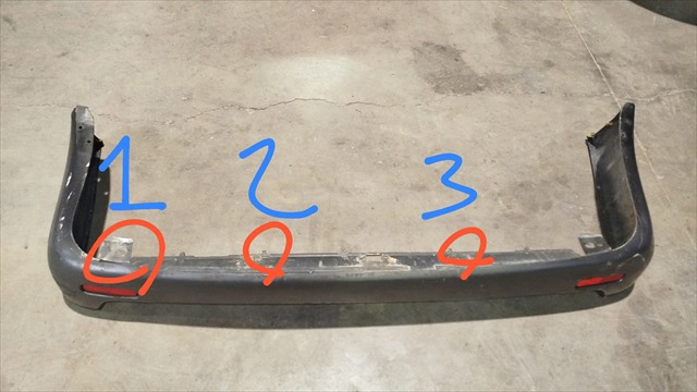 Parachoques trasero para Toyota Land Cruiser J10