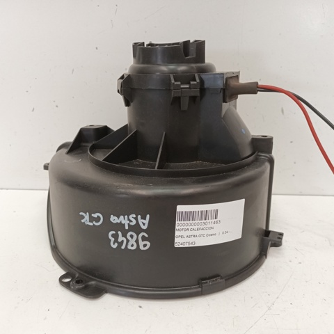Motor calefaccion para opel astra h gtc 1.6 (l08) z16xep 52407543