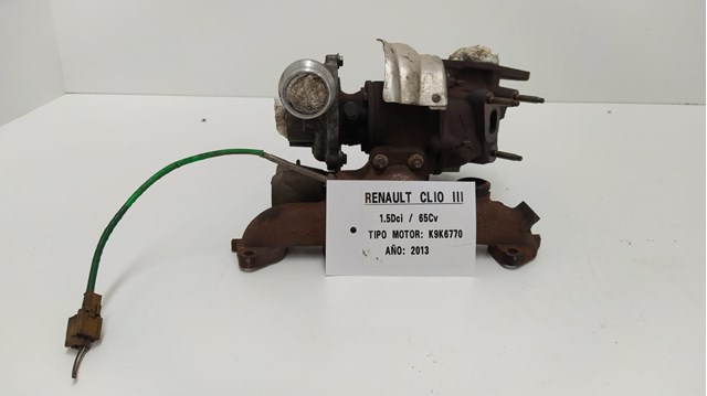 Turbocompresor para renault clio iii 1.5 dci k9k6770 54359710028