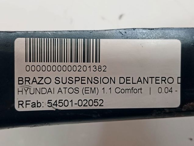 HYUNDAI 5450102052 Brazo inferior derecho de la suspensión delantera comprar Pamplona