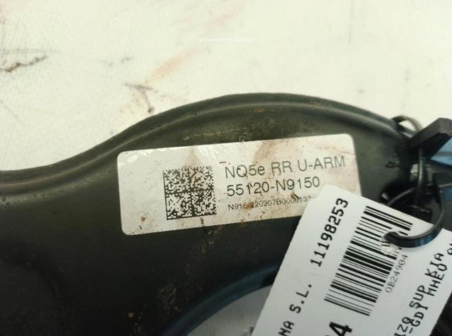 HYUNDAI 55120N9150 Brazo superior de suspensión trasera izquierdo/derecho comprar Pamplona