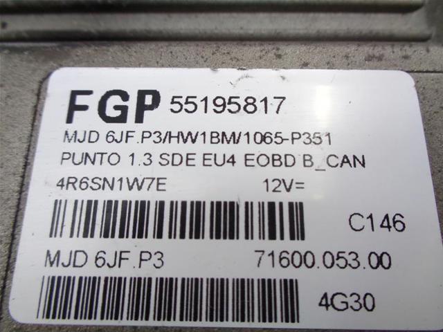 55195817 Unidad de control del motor (ECU)  comprar en Pontevedra