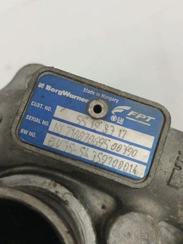 OPEL 55198317 Turbocompresor comprar Barcelona