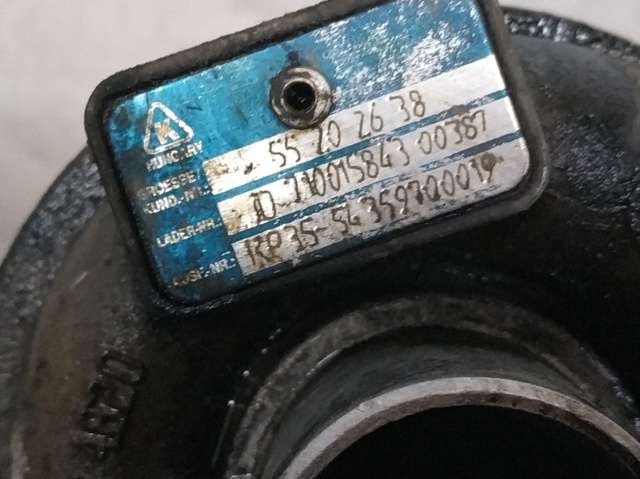 Turbo para motor 55202638 OPEL