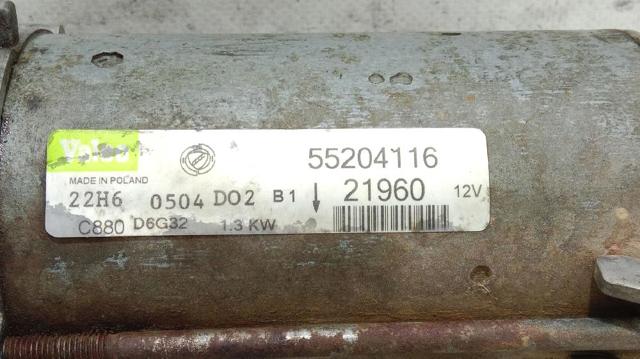 FIAT 55204116 Motor de arranque  comprar en Ponferrada