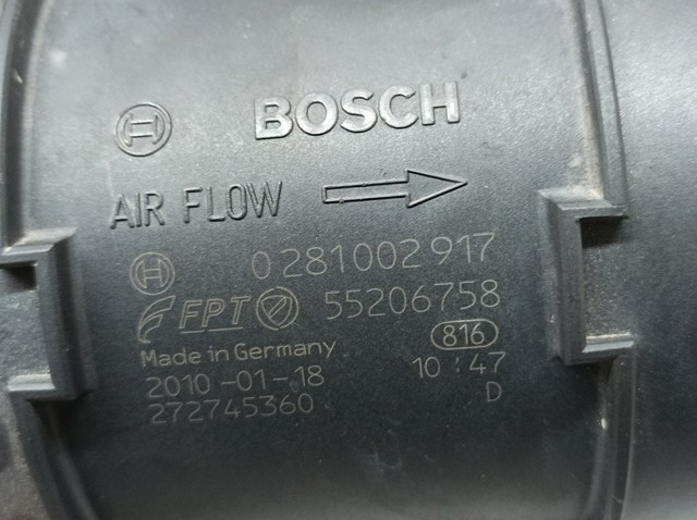 Sensor De Flujo De Aire/Medidor De Flujo (Flujo de Aire Masibo) Fiat Ducato 3 250