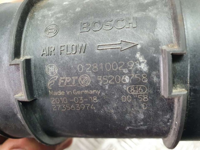 Sensor De Flujo De Aire/Medidor De Flujo (Flujo de Aire Masibo) Fiat Ducato 3 250