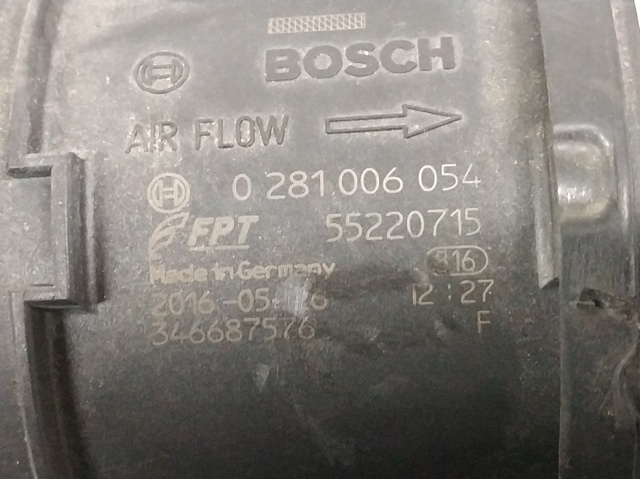 55220715 Sensor de flujo de masa de aire  comprar en Pontevedra
