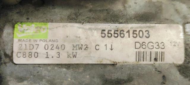 OPEL 55561503 Motor de arranque  comprar en Murcia