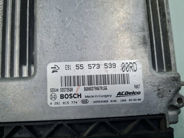 OPEL 55573539 Unidad de control del motor (ECU)  disponible España