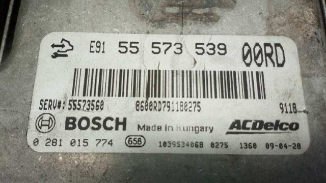 OPEL 55573539 Unidad de control del motor (ECU)  comprar en Ponferrada