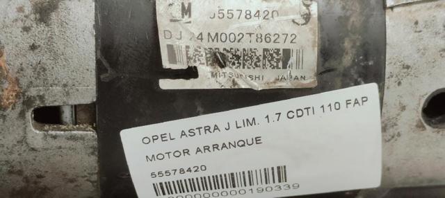 OPEL 55578420 Motor de arranque comprar Pamplona