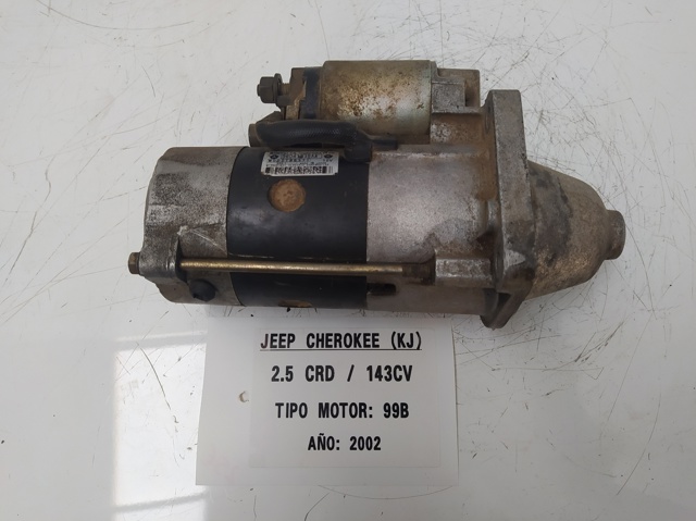Motor arranque para jeep cherokee (kj) (2001-2008) 2.5 crd 4x4 vm99b 56041579AA