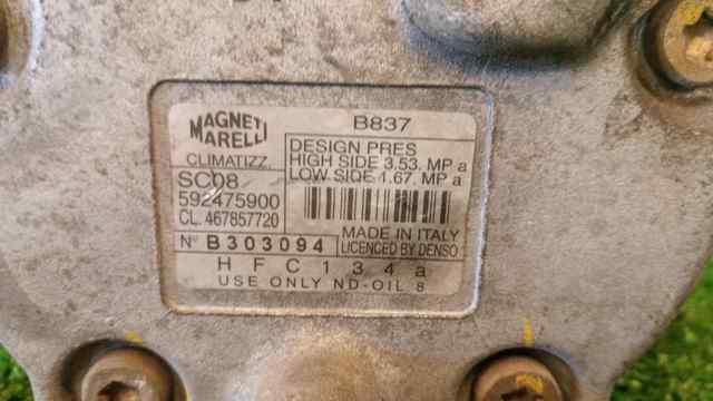 Compresor de aire acondicionado Fiat Bravo 1 182