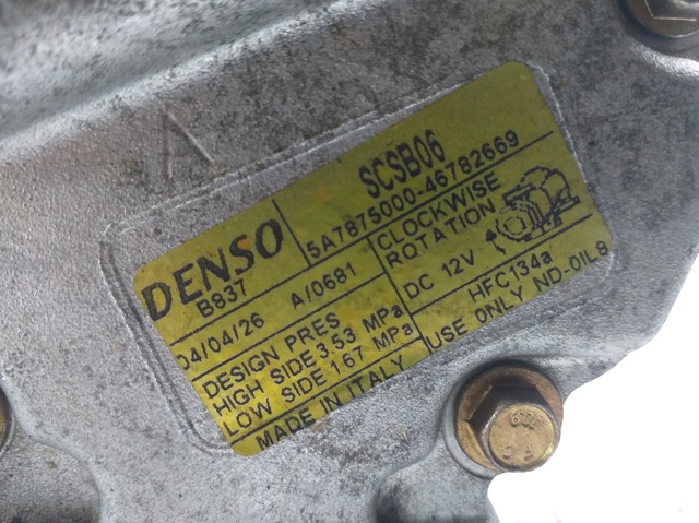 Compresor de aire acondicionado Fiat Doblo 1 119