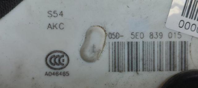 5E0839015 VAG Cerradura de puerta trasera izquierda  en stock Huelva