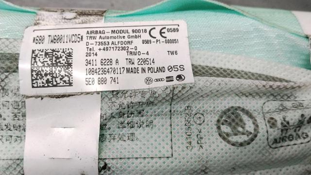 5E0880741 Airbag de cortina lateral izquierda  en stock Granada