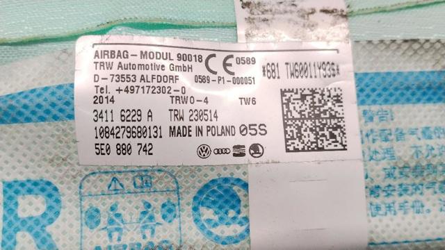 5E0880742 VAG Airbag de cortina lateral derecha  comprar en Lleida