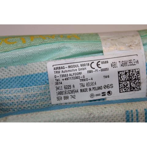 5E0880742 Airbag de cortina lateral derecha  en stock Granada