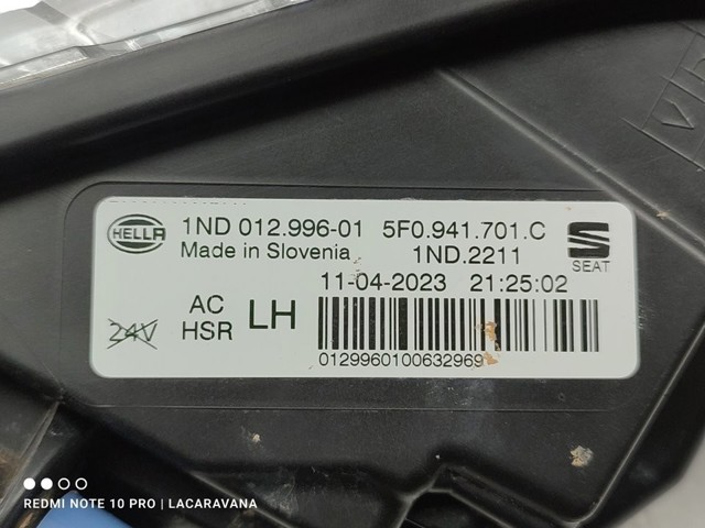 VAG 5F0941701C Faro antiniebla izquierdo  comprar en Albacete