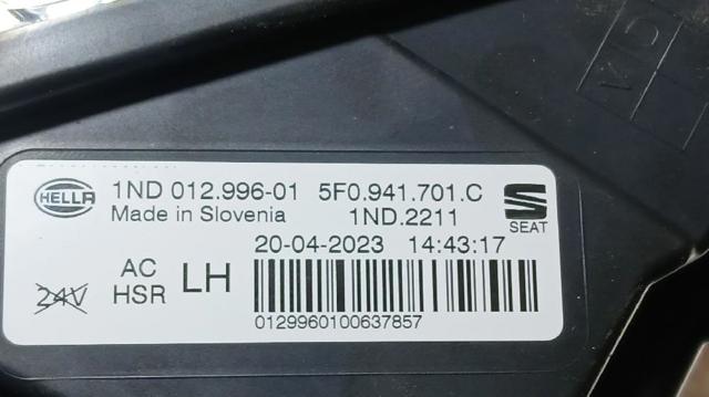 5F0941701C VAG Faro antiniebla izquierdo  comprar en Oviedo